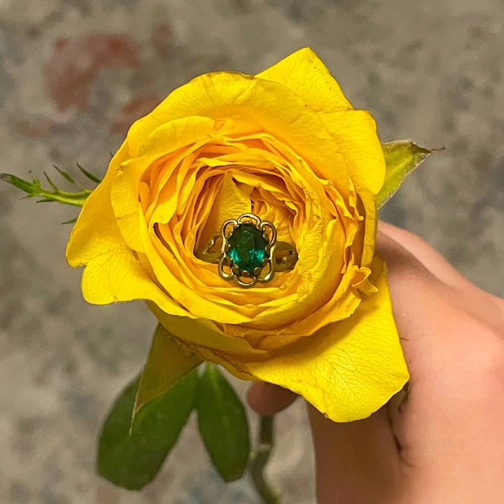 ✨Vintage Emerald Ring💚